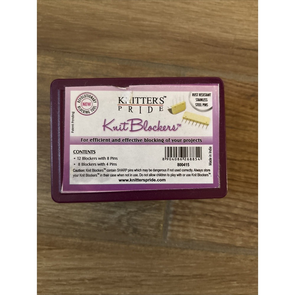 Knitters‎ Pride Knit Blockers MPN 800415 Incomplete